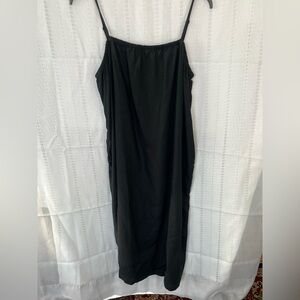 a new day Classic black spaghetti strap maxi dress Like 🆕 size medium